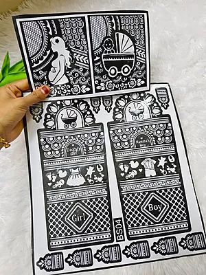 baby shower stencil
