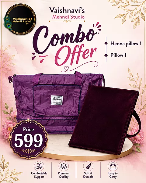 bag and pillow combo